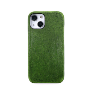 ABBI SIGNATURE iPhone 13用ケース イタリアンレザーバックカバー PIERROT LUX グリーン ABS22311I13-イメージ2