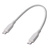 CIO シリコンケーブルN2 CtoC 240W 0．15m ホワイト CIO-SL30000N2-CC015-WH-イメージ1