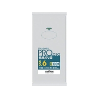 日本サニパック スタンダードポリ袋6号(0.03mm) FC091GB-4693493