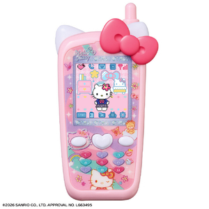 バンダイ ずっと×2なかよしケータイ サンリオキャラクターズ HELLO KITTY Ver. ﾅｶﾖｼｹ-ﾀｲｻﾝﾘｵｷﾃｲ-イメージ1