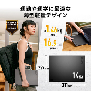 ASUS ノートパソコン ASUS TUF Gaming A14 イェーガーグレー FA401KM-AI7R5060-イメージ6