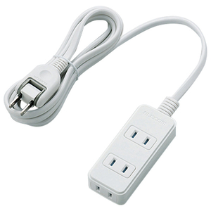 エレコム シャッタータップ(3個口・2m) ホワイト T-ST02N-2320WH エレコム シャッタータップ(3個口・2m) ホワイト T-ST02N-2320WH