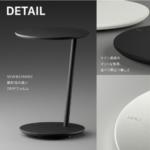 ナカムラ WALL セブンサイドテーブル サテンブラック WLST95119-イメージ5