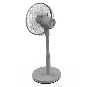 e angle DCモーター搭載リビング扇風機 グレー ANGV-FAD30-B-GY-イメージ10