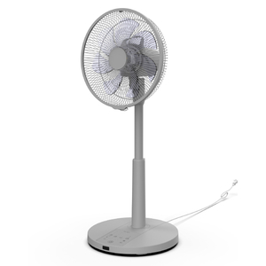 e angle DCモーター搭載リビング扇風機 グレー ANGV-FAD30-B-GY-イメージ9
