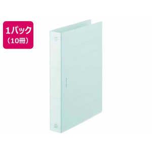 ライオン事務器 フラットファイル A4タテ (特厚とじタイプ) 水 10冊 FCC8782-102-92-イメージ1