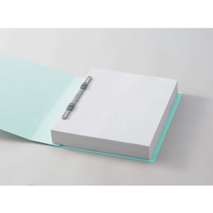ライオン事務器 フラットファイル A4タテ (特厚とじタイプ) 水 10冊 FCC8782-102-92-イメージ2