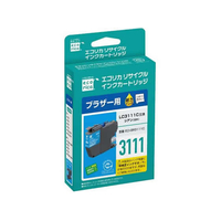 エコリカ ブラザー用リサイクルインクカートリッジ シアン F383795-ECI-BR3111C