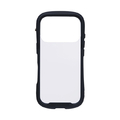 Hamee iPhone 17Pro用強化ガラスクリアケース iFace Reflection Frost ブラック 41-183117