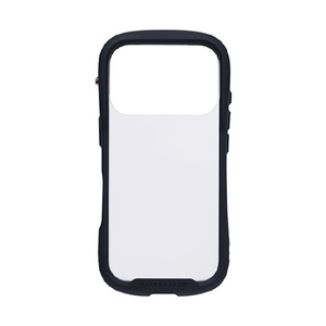 Hamee iPhone 17Pro用強化ガラスクリアケース iFace Reflection Frost ブラック 41-183117-イメージ1