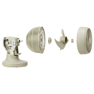 ユアサプライムス リモコン付サーキュレーター e angle select グレー YCL152FE4LH-イメージ3