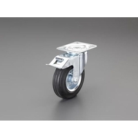 エスコ キャスター 自在金具 ブレーキ付 耐熱 100mm FCY8918-EA986GL-21