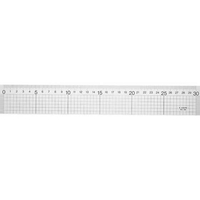 ライオン事務器 アクリルハイカットスケール30cm HC-30 F863853-27171