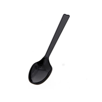 シモジマ ヘイコー プラスプーン 16cm 黒 単袋 100本 FCU7796-4513023