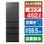 AQUA 【右開き】452L 4ドア冷蔵庫 Delie(デリエ) マットクリアブラック AQR-VZA45R(K)-イメージ1