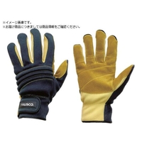 トラスコ中山 TRUSCO/耐切創手袋 防災レスキュー仕様L ネイビー FCD300D-6319216