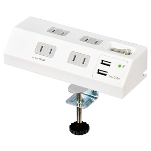 エルパ コード付きデスクタップ 集中スイッチ付 AC4個口 USB2ポート 2m WLS-DS4232SUA(W) エルパ コード付きデスクタップ 集中スイッチ付 AC4個口 USB2ポート 2m WLS-DS4232SUA(W)