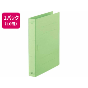 ライオン事務器 フラットファイル A4タテ (特厚とじタイプ) 緑 10冊 FCC8783-102-93-イメージ1
