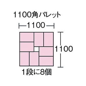トラスコ中山 グリーンコンテナ 24L グリーン FC769GR-5069866-イメージ2