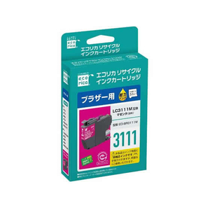 エコリカ ブラザー用リサイクルインクカートリッジ マゼンタ F383799-ECI-BR3111M-イメージ3