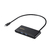 バッファロー USB 3．2(Gen 2)バスパワー4ポートPD対応ハブ ブラック BSH4U500C1PBK-イメージ1