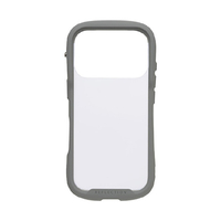 Hamee iPhone 17Pro用強化ガラスクリアケース iFace Reflection Frost グレー 41-183124