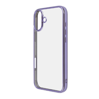 レイアウト iPhone 16 Plus用Like standard 衝撃吸収 バンパー メタリック ハイブリッドケース ラベンダー RT-P48CC16/LDM
