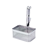 三宝産業 UK18-8 パンチング パイプ柄 角てぼ 横型大 FCM6216-070441002