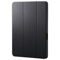 エレコム 13インチiPad Pro(M4)用 フラップケース 衝撃吸収 Pencil収納 スリープ対応 ブラック TB-A25PLSABK