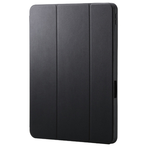 エレコム 13インチiPad Pro(M4)用 フラップケース 衝撃吸収 Pencil収納 スリープ対応 ブラック TB-A25PLSABK-イメージ1