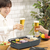 YAMAZEN 減煙焼き肉グリル e angle select XGRILL ブルーグレー CLHP013TXE6GY-イメージ8