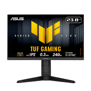 ASUS ASUS ゲーミングモニター TUF Gaming シリーズ 5 VG249QML5A ブラック VG249QML5A-イメージ1