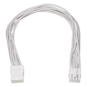 アイネックス EPS12V用電源延長スリーブケーブル 30cm ホワイト PX-004V-WH-イメージ1