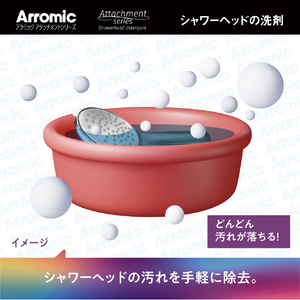 アラミック アタッチメントシリーズシャワーヘッドの洗剤 アラミック アタッチメントシリーズ ATS-SD1-イメージ3