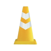 安全興業/安全コーン ミニスコッチコーン 黄 SCY-450 FCD342A-6528060