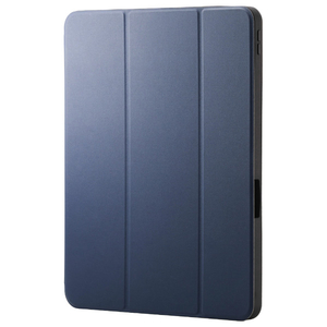 エレコム 13インチiPad Pro(M4)用 フラップケース 衝撃吸収 Pencil収納 スリープ対応 ネイビー TB-A25PLSANV-イメージ1