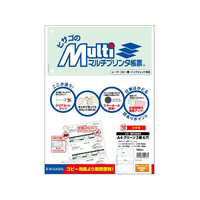 ヒサゴ マルチプリンタ帳票 A4 グリーン 3面 6穴 100枚 FCD550P-BP2044