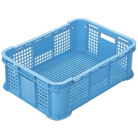 岐阜プラスチック工業 コンテナー MB-34 BL PP製 FC146LH-3072700