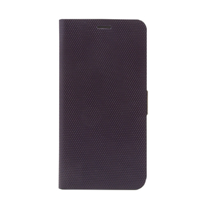 Zenus iPhone XS/X用Metallic Diary ダークバイオレット Z10313I8-イメージ1