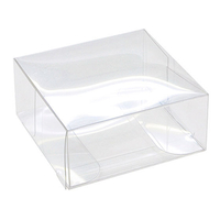 タカ印 透明ボックス S(55×55×25mm) 50枚 FC43222-50-650