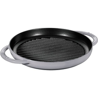 STAUB ストウブ ピュアグリル ラウンド 26cm グレー 40509-522 FC640LF-2285100