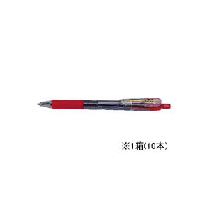 ゼブラ タプリクリップ 1.0 ボールペン 赤 10本 1箱(10本) F827053-BNB5-R-イメージ1