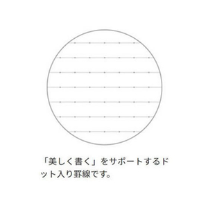 コクヨ ソフトリングノート(ドット入罫線)カットオフ A6 ダークグレー FCC0766-ｽ-SV351BT-DM-イメージ4