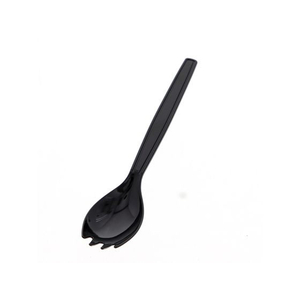 シモジマ ヘイコー プラフォークスプーン 16cm 黒 単袋 100本 FCU7798-4513025-イメージ1
