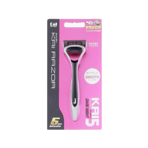 貝印 FC20222 KAI RAZOR KAI5 ダークナイトホルダー |エディオン