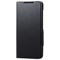 エレコム Galaxy S26用 手帳型ケース 薄型 磁石付 ブラック PM-G261PLFUBK