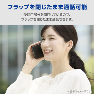 エレコム Galaxy S26用 手帳型ケース 薄型 磁石付 ブラック PM-G261PLFUBK-イメージ3