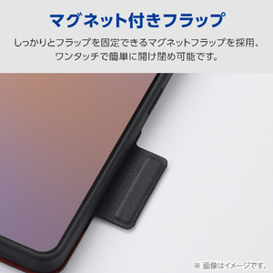 エレコム Galaxy S26用 手帳型ケース 薄型 磁石付 ブラック PM-G261PLFUBK-イメージ7