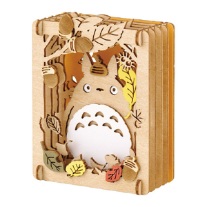エンスカイ となりのトトロ PAPER THEATER -wood style- / PT-W01X 秋の木漏れ日 PTW01Xﾄﾄﾛｱｷﾉｺﾓﾚﾋﾞ-イメージ2