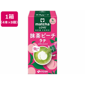 伊藤園 matcha LOVE NEW YORK 抹茶ピーチラテ 4本×8個 FC265TF-イメージ1